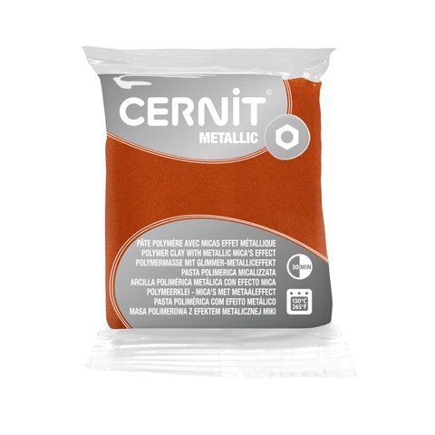 Полімерна глина Cernit Metallic Rust (775), 56 г &mdash; фото в Let's Make Dolls
