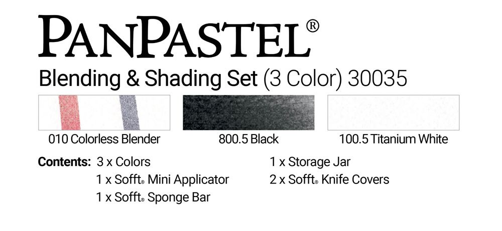 PanPastel 30035 Blending & Shading (3 Кольори)