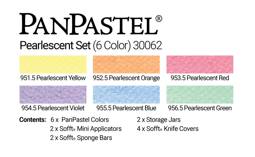 PanPastel 30062 Pearlescents (6 Кольорів)