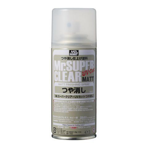 Mr. Super Clear UV Cut Flat Spray (170 мл) &mdash; фото в Let's Make Dolls