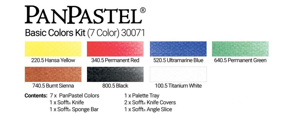 PanPastel 30071 Basic Colors (7 Кольорів)