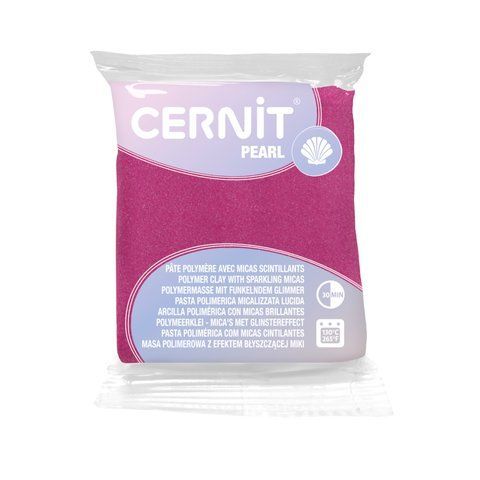 Полімерна глина Cernit Pearl Magenta (460), 56 г &mdash; фото в Let's Make Dolls