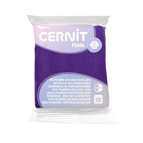 Полімерна глина Cernit Pearl Violet (900), 56 г &mdash; фото в Let's Make Dolls