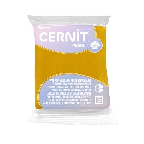 Полімерна глина Cernit Pearl Yellow (700), 56 г &mdash; фото в Let's Make Dolls