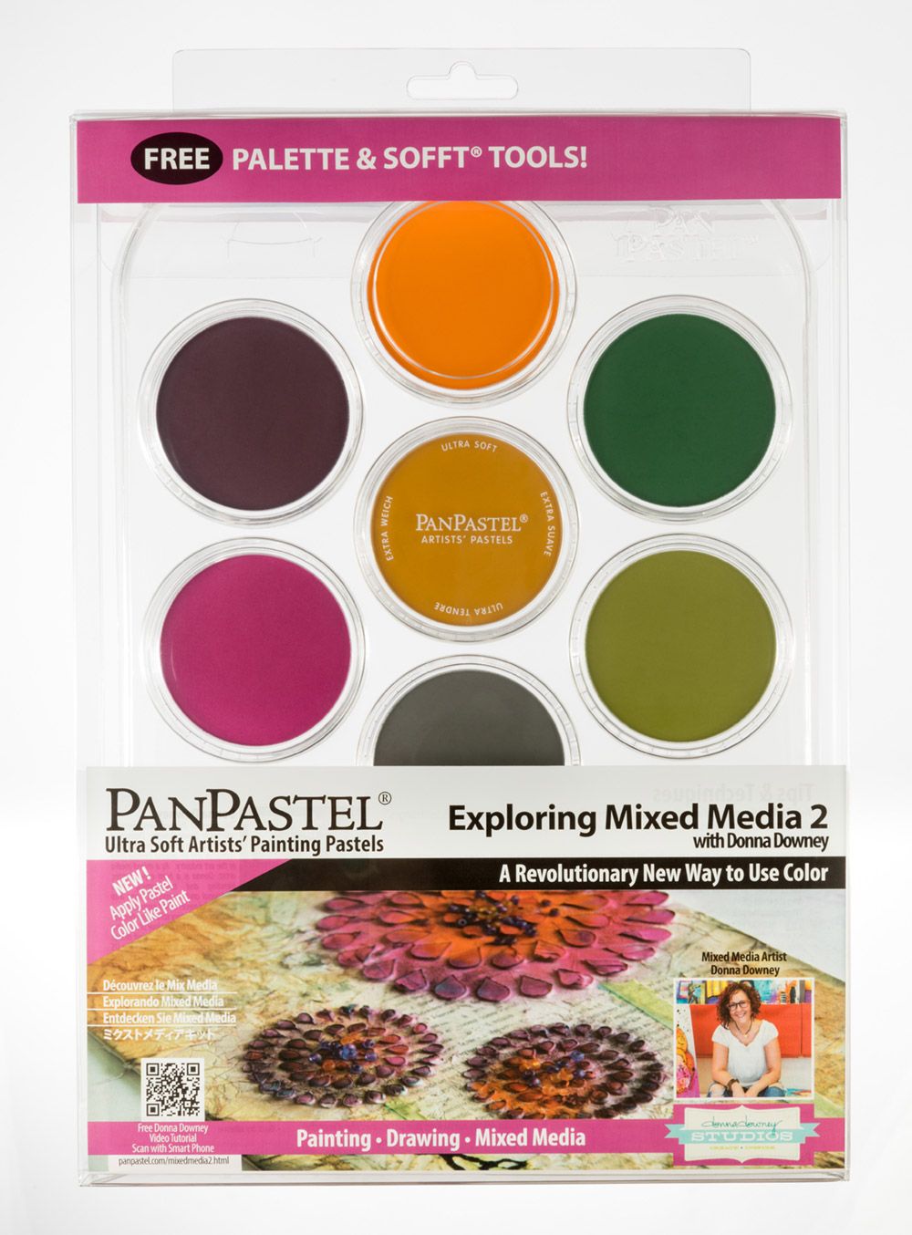 PanPastel 30076 Exploring Mixed Media II - Donna Downey Kit (7 Кольорів)