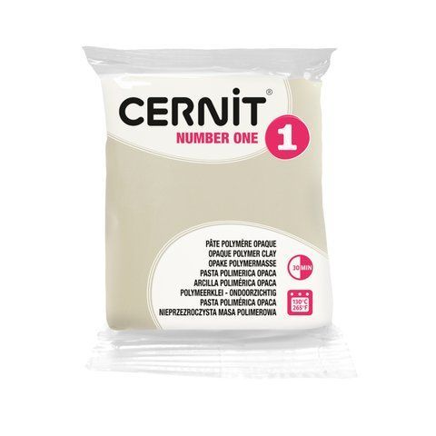 Полімерна глина Cernit Number One Vanilla, 56 г &mdash; фото в Let's Make Dolls