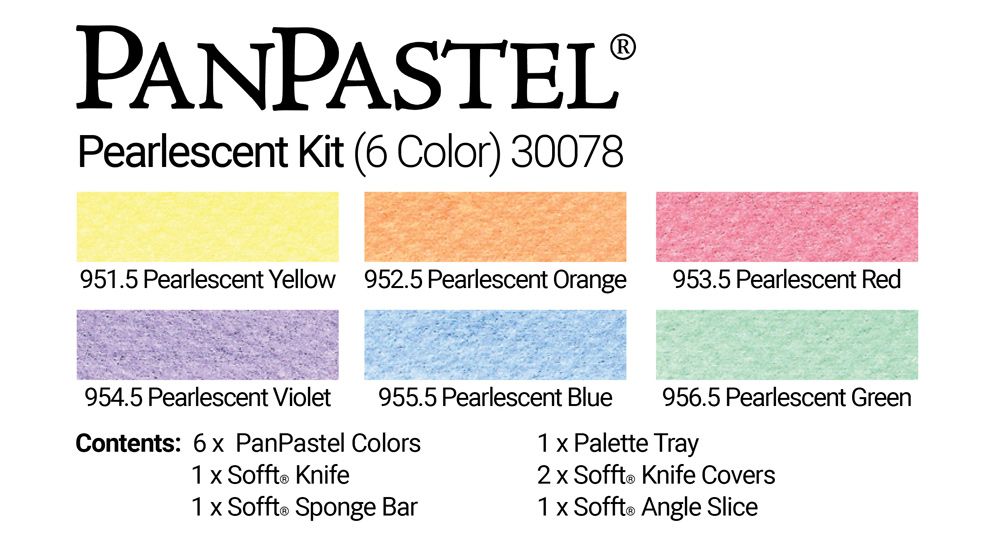 PanPastel 30078 Pearlescents (6 Кольорів)