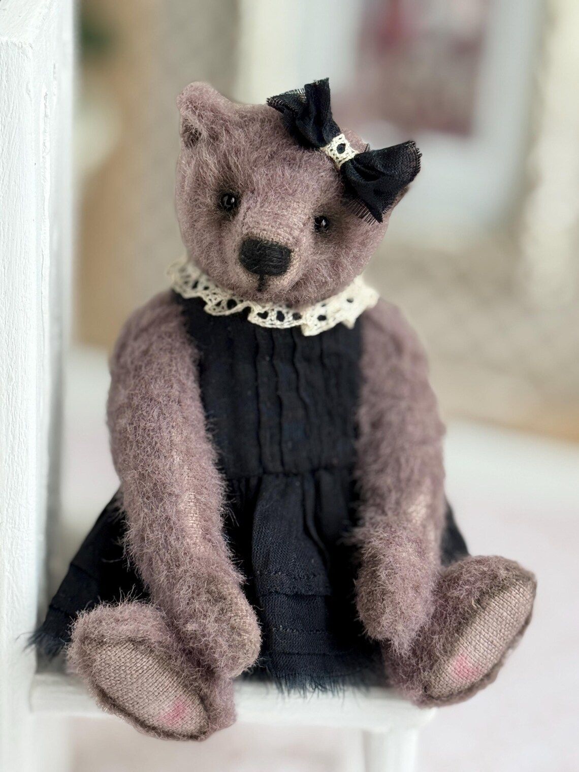 Celeste Miniature Lavender Bear &mdash; фото в Let's Make Dolls