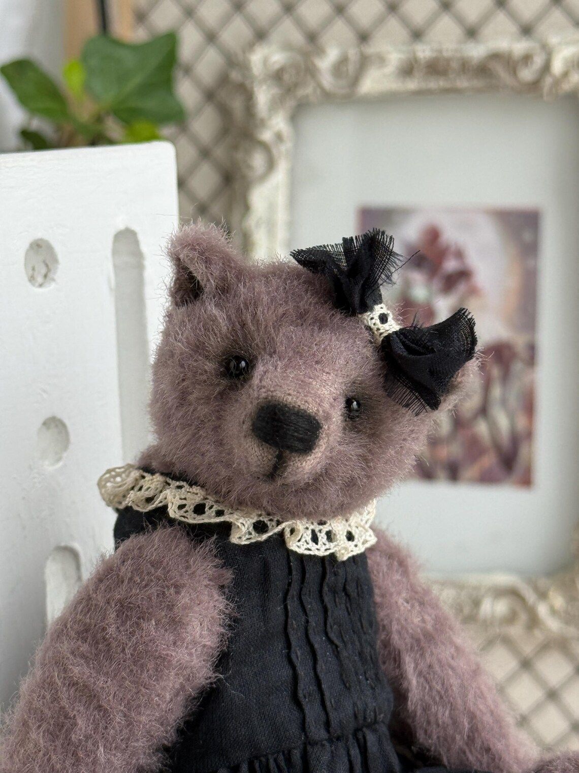 Celeste Miniature Lavender Bear &mdash; фото в Let's Make Dolls