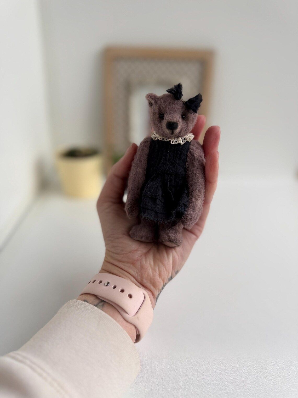 Celeste Miniature Lavender Bear &mdash; фото в Let's Make Dolls