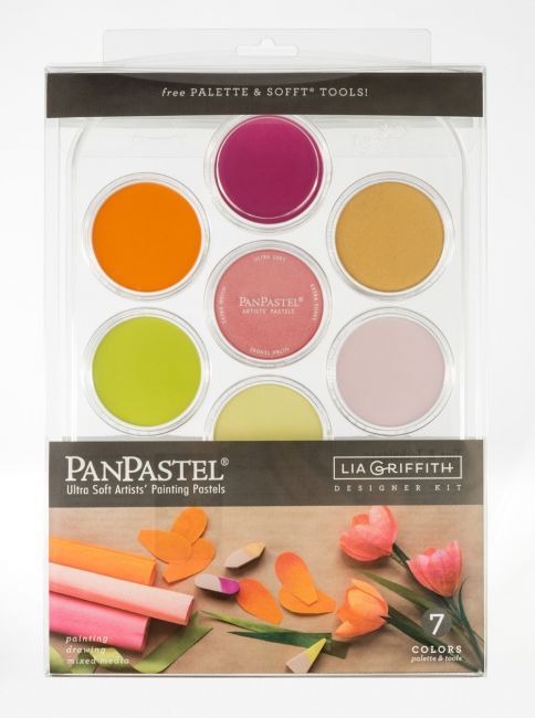 PanPastel 30083 Lia Griffith Flower Coloring Kit (7 Кольорів)
