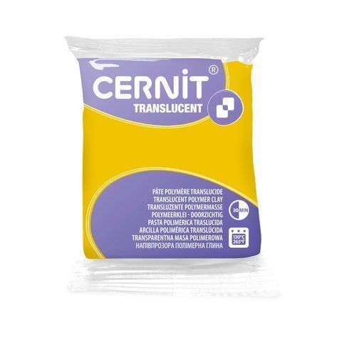 Полімерна глина Cernit Translucent Maize 719, 56 г &mdash; фото в Let's Make Dolls