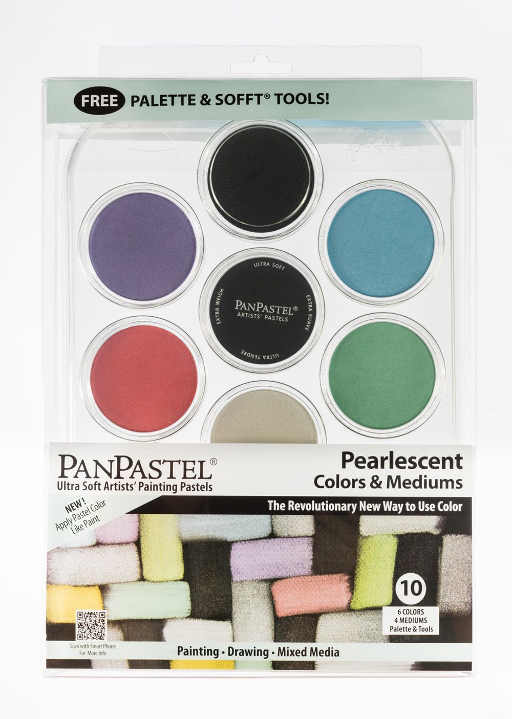 PanPastel 30113 Pearlescent Colors & Mediums (10 Кольорів)