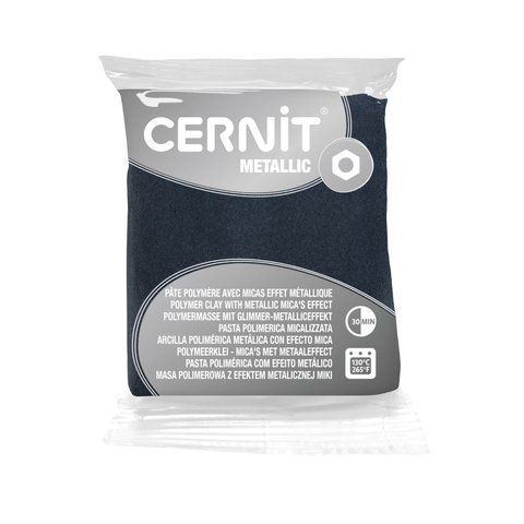 Полімерна глина Cernit Metallic Haematite (169), 56 г &mdash; фото в Let's Make Dolls