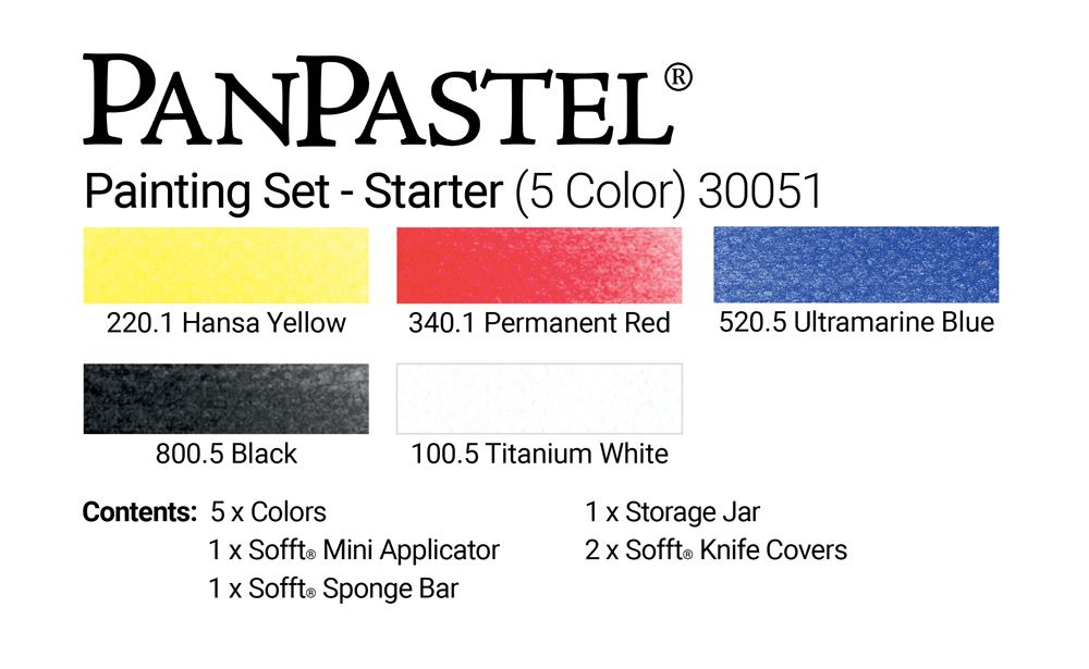 PanPastel 30051 Starter Set - Painting (5 Кольорів)