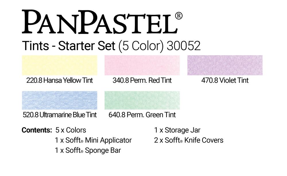 PanPastel 30052 Starter Set - Tints (5 Кольорів)